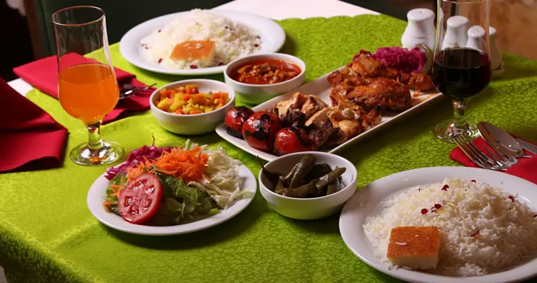 غذای هتل صدرا