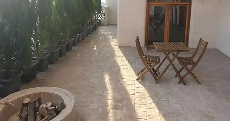 محوطه بوتیک هتل ارسی تبریز