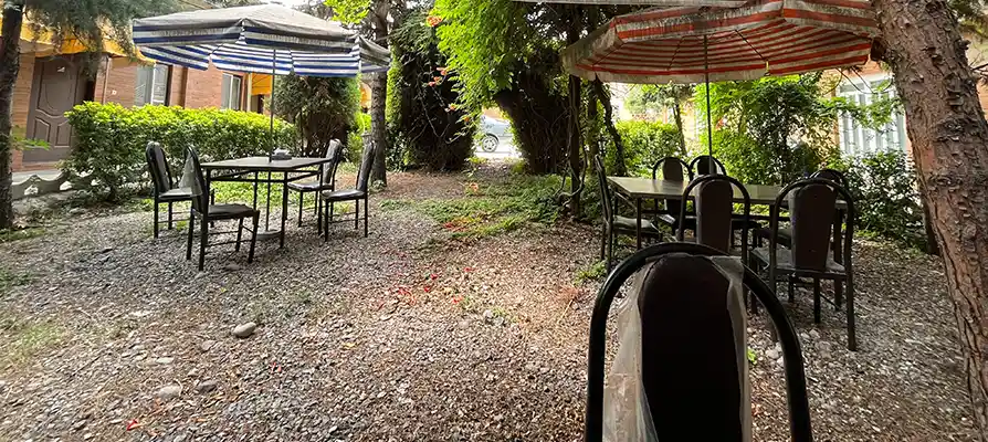فضای باز هتل شانلی گرگان