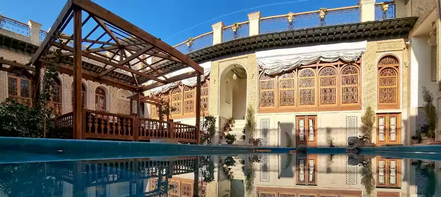 نمایی از بوتیک هتل شمس الملوک در شیراز