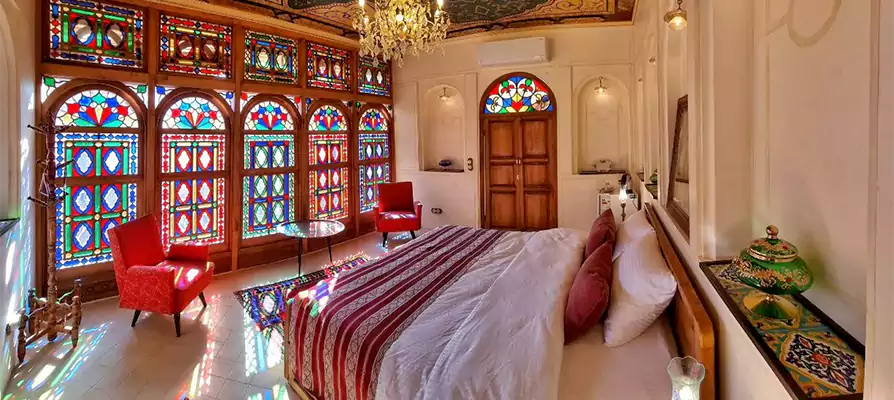 نمایی از سوئیت بوتیک هتل شمس الملوک در شیراز