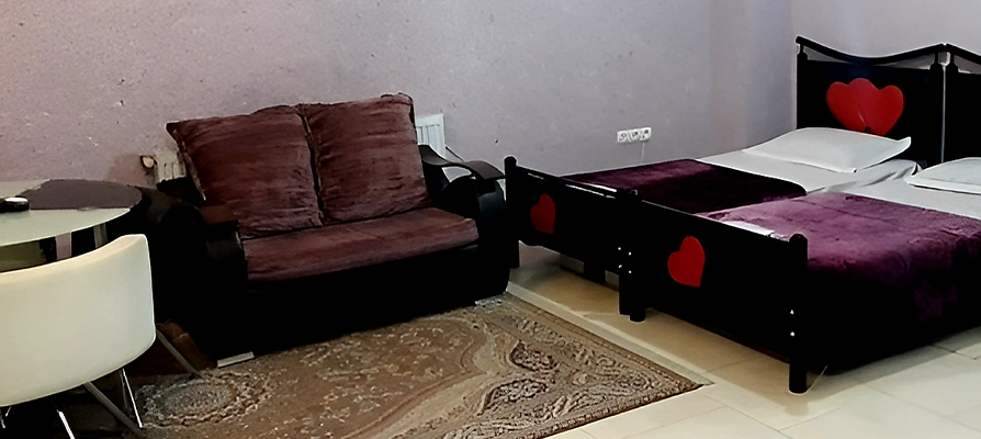 اتاقی از هتل آپارتمان پردیس در گرگان