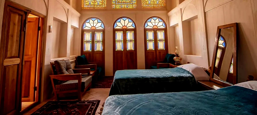 اتاق هایی از بوتیک هتل احسان کاشان