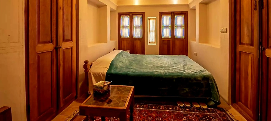 نمایی از اتاق بوتیک هتل احسان کاشان