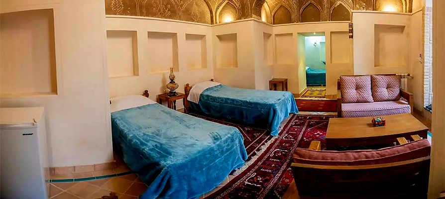نمایی از سوئیت بوتیک هتل احسان کاشان