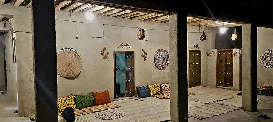 نمایی از اقامتگاه بوم گردی بادلا قشم