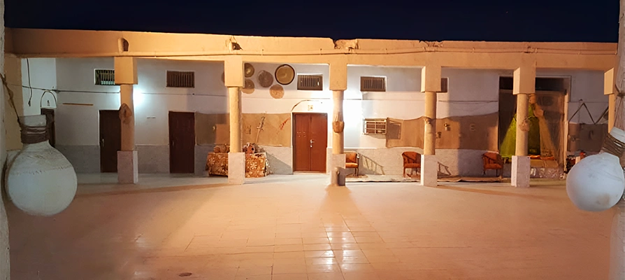 نمایی از اقامتگاه بوم گردی پیر حرا قشم