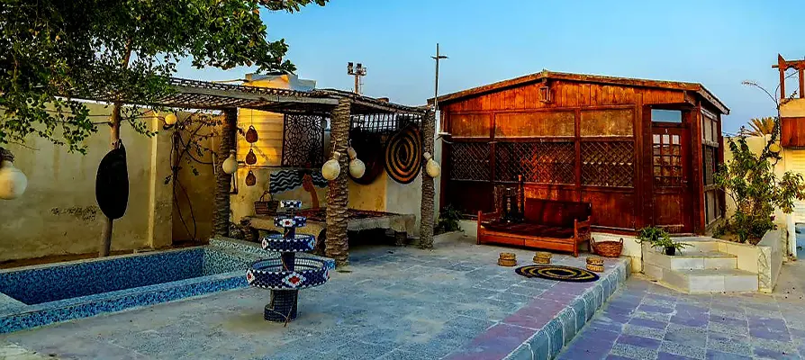 نمایی از اقامتگاه بوم گردی کالینگ قشم
