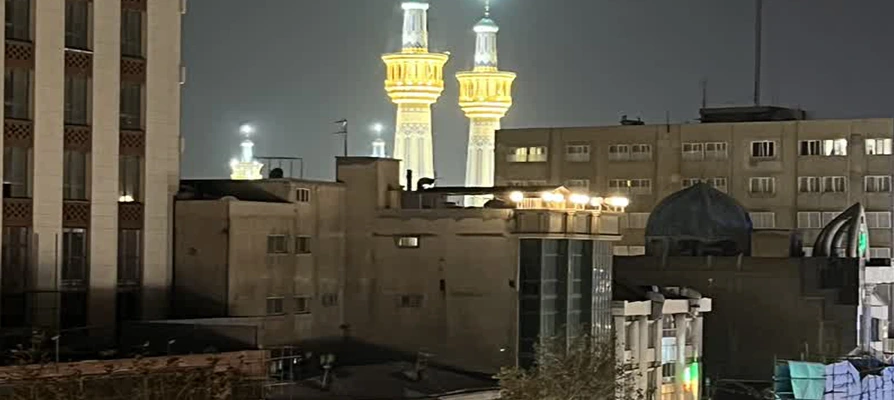 دید اتاق های رو به حرم هتل عالی نو مشهد